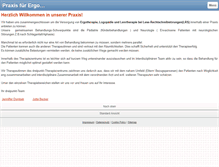 Tablet Screenshot of dreipunkt-therapiezentrum.de